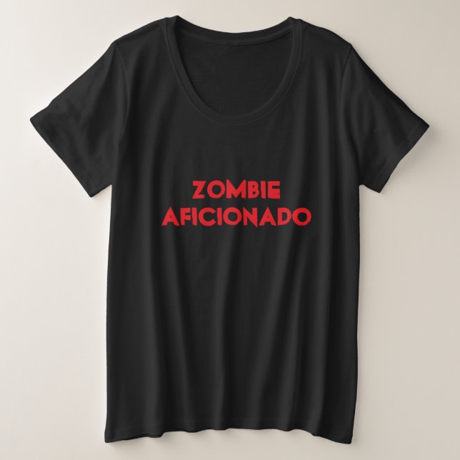 Camiseta Zombie Aficionado (Frente do Design)