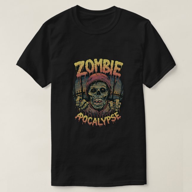Camiseta Zombie Apocalypse (Frente do Design)