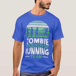 Camiseta Zombie Apocalypse Executando O Truque De Halloween