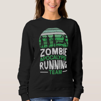Camiseta Zombie Apocalypse Executando O Truque De Halloween
