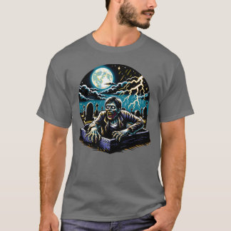 Camiseta Zombie Apocalypse Halloween Feliz garoto de Hallow