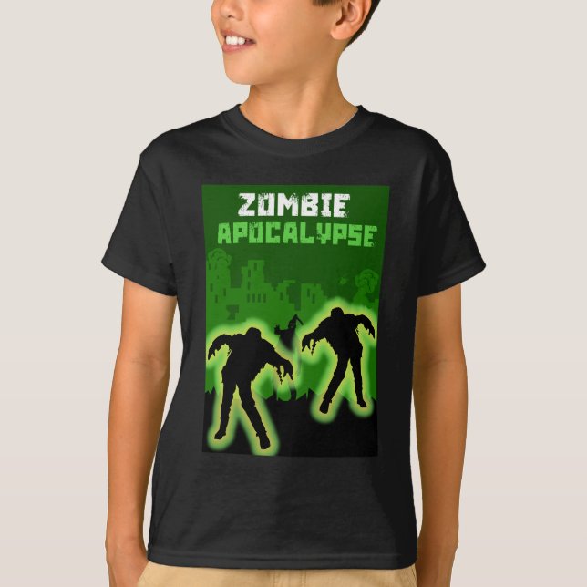 Camiseta Zombie Apocalypse Kids (Frente)