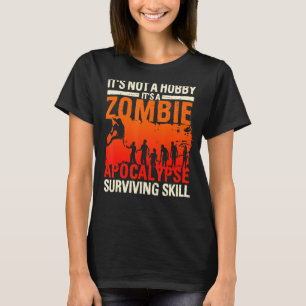 Camiseta Zombie Apocalypse Relutante Da Boulderer Climática