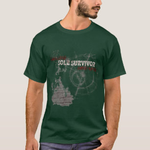 Camiseta Zombie Apocalypse Sole Survivent T Shirt