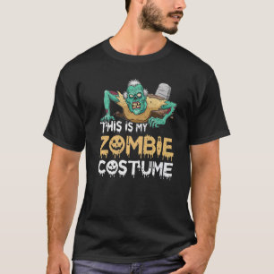 Camiseta Zombie Assustador Este É O Meu Zombie Fumaça Hallo