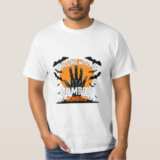 Camiseta Zombie Assustadora - Refrigerindo Comigo 
