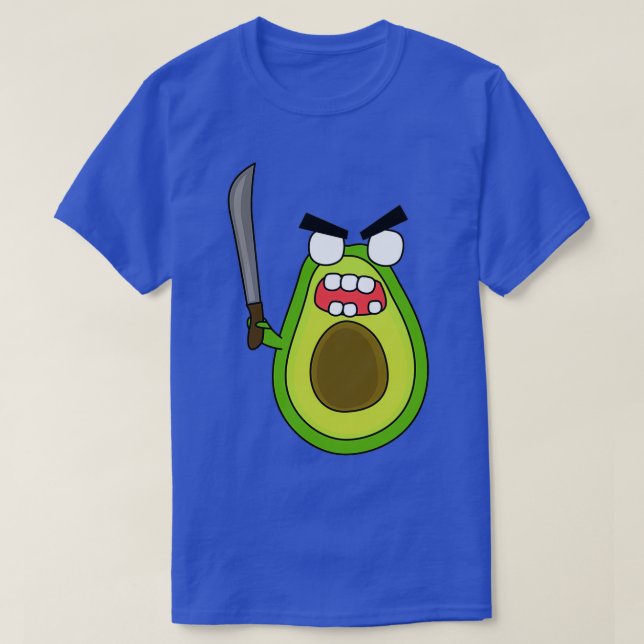 Camiseta zombie avocado (Frente do Design)