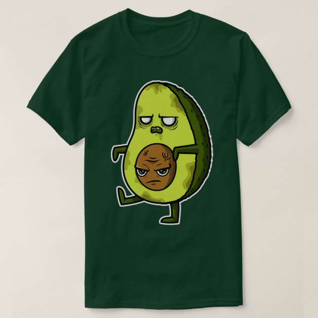 Camiseta Zombie avocado Classic TSirt (Frente do Design)