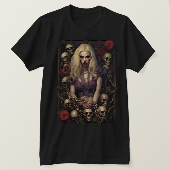 Camiseta Zombie Babe 05 (Frente do Design)