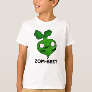 Camiseta Zombie Beet Pun Dia de as Bruxas engraçado Zombie