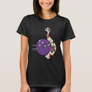 Camiseta Zombie Boliche Pins Esportes de Halloween