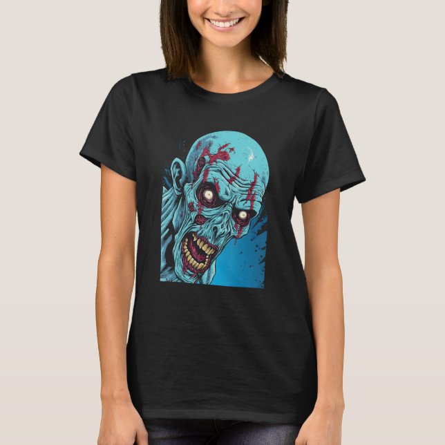 Camiseta Zombie by Haunted Horror Halloween 3 (Frente)