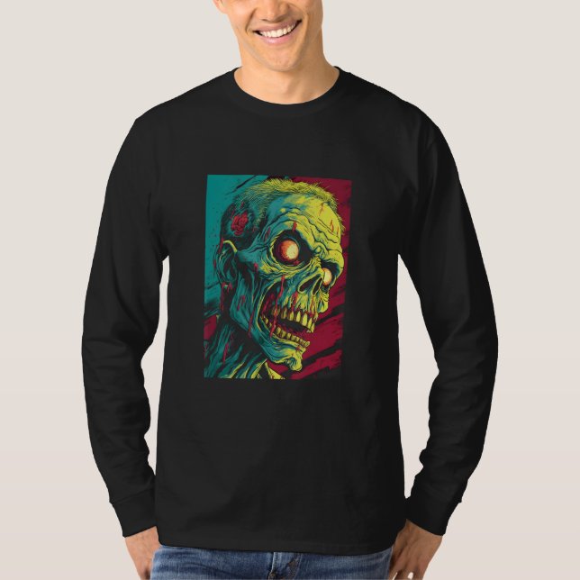 Camiseta Zombie by Haunted Horror Halloween 9 (Frente)