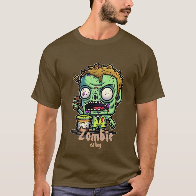 Camiseta Zombie cartoon (Frente)