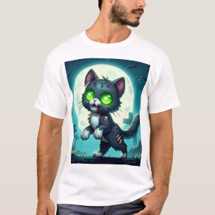 Camiseta Zombie Cat