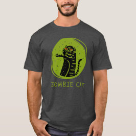 Camiseta Zombie Cat Funny Spooky Halloween