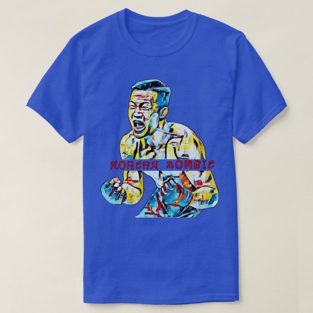 Camiseta Zombie coreano (Frente do Design)
