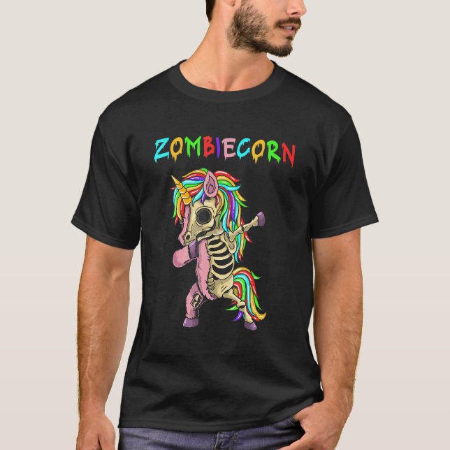 Camiseta zombie corn i love brainbows (Frente)