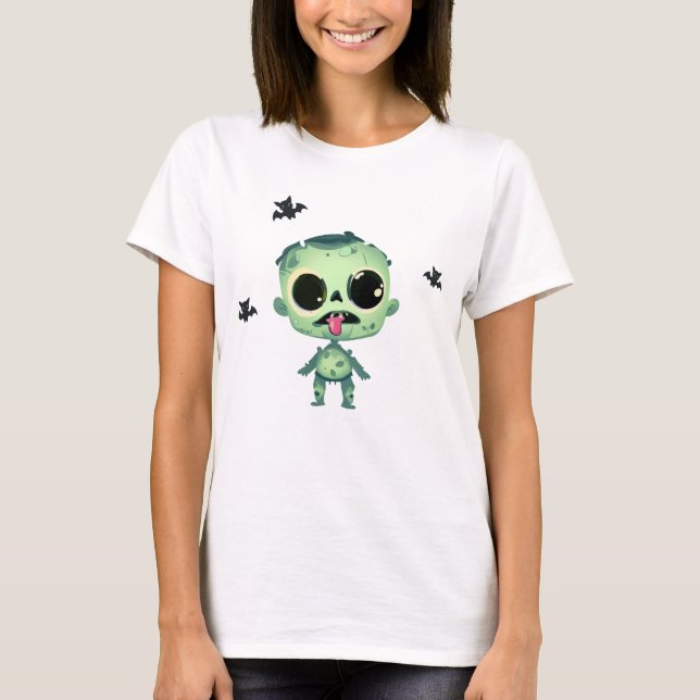 Camiseta Zombie Cute Halloween (Frente)