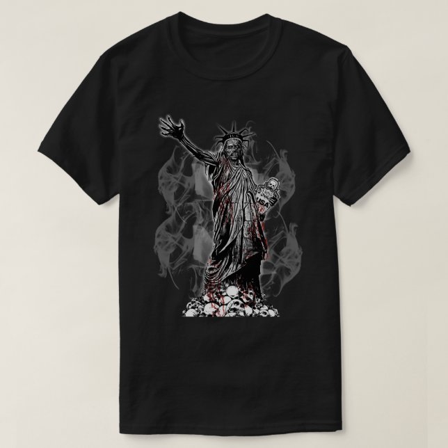 Camiseta Zombie da Liberdade (Frente do Design)