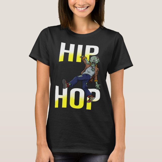 Camiseta ZOMBIE Dançando HIP HOP Crianças ou Adultos (Frente)