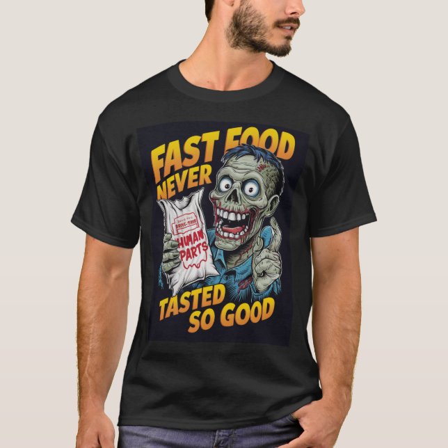 Camiseta Zombie de Comida rápida (Frente)