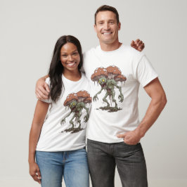 Camiseta Zombie do Cogumelo - Design engraçada inspirada no