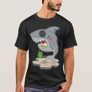 Camiseta Zombie do Dia das Bruxas de Tubarão
