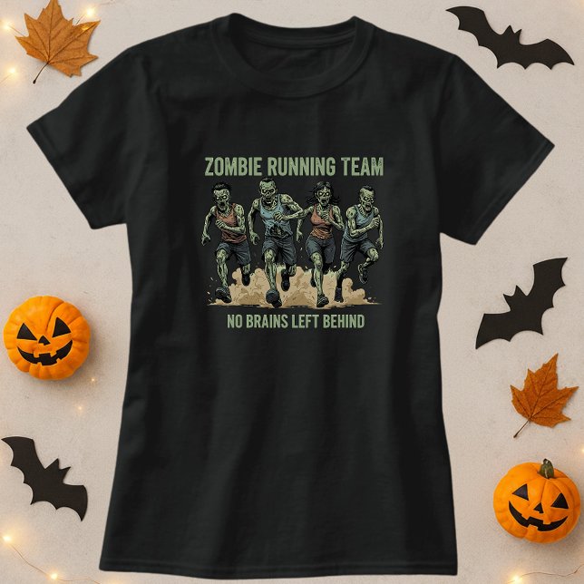 Camiseta Zombie do Halloween que fugiu do time sem cérebros (Criador carregado)
