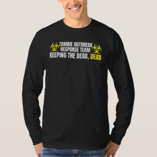 Camiseta Zombie Engraçado Apocalypse Morto Por Homens