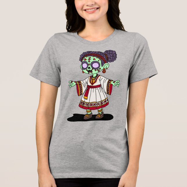 Camiseta Zombie etíope-cuta (Frente)