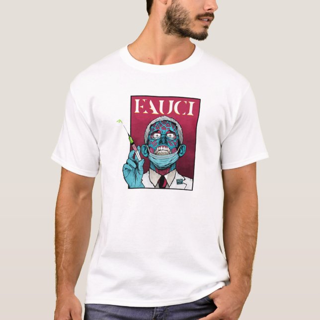 Camiseta Zombie Fauci Science Anti Mask Arrest Fauci Dr Fau (Frente)