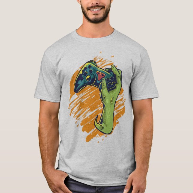 Camiseta Zombie Gamer (Frente)