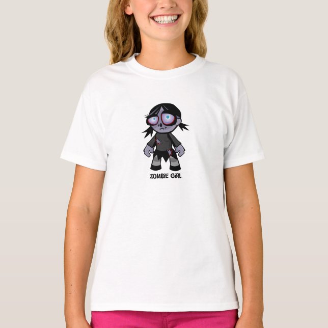 Camiseta Zombie Girl (Frente)