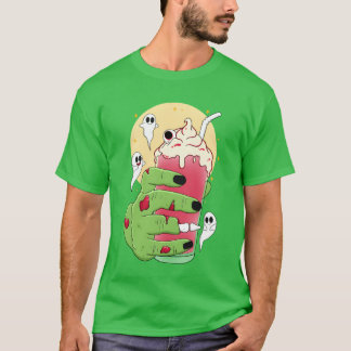 Camiseta Zombie Halloween Beber garoto
