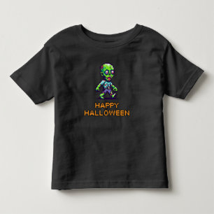 Camiseta Zombie Halloween engraçado de 8 bits