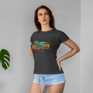 Camiseta Zombie Halloween T Rex
