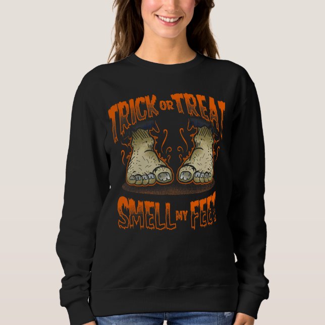 Camiseta Zombie Halloween Trick Ou Treine Cute (Frente)