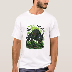 Camiseta Zombie Hound do Baskervilles - Horror de Cartoon