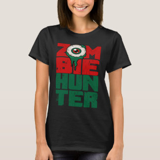 Camiseta Zombie Hunter Halloween  Cute with an Eye Hunting
