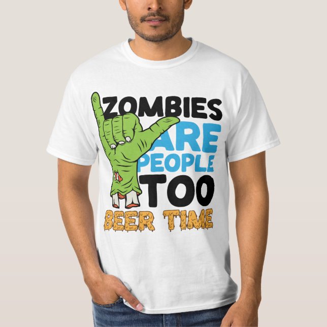 Camiseta Zombie in the Bar (Frente)