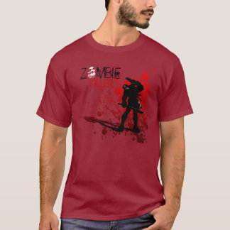 Camiseta Zombie KILLER - Splatter sanguíneo