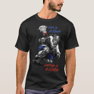 Camiseta Zombie Lacrosse é um estilo de vida