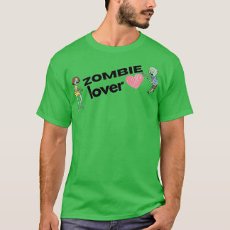 Camiseta Zombie Lover Engraçado Design