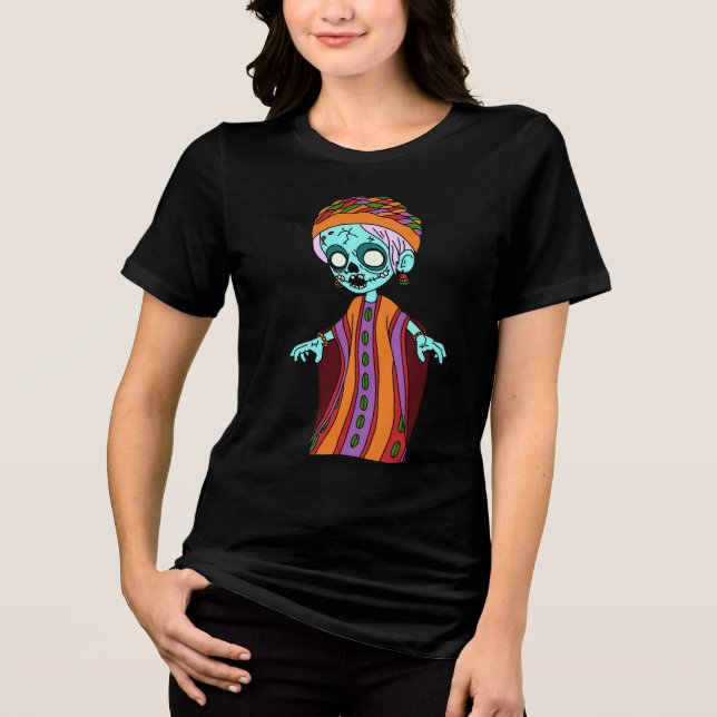 Camiseta Zombie malaia (Frente)