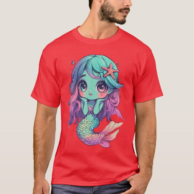 Camiseta Zombie Mermaid Halloween Costume Spooky Trick Or T (Frente)
