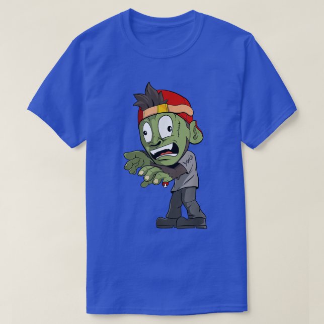 Camiseta Zombie Monkey Horror Scary Halloween 6936 (Frente do Design)