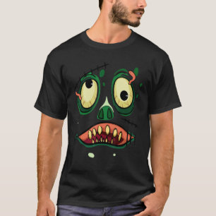 Camiseta Zombie monstro assustador do Halloween para homens