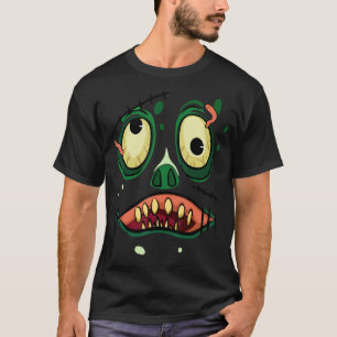 Camiseta Zombie monstro assustador do Halloween para homens