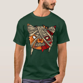 Camiseta Zombie Mummy Cat Assustadora